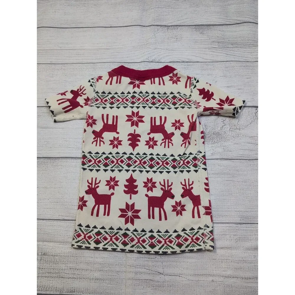 3 Hanna Andersson Deer Deer Short John Pajamas, 2 of 2
